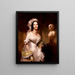 Angelica Singleton Van Buren - Henry Inman — gerahmtes Bild an der Wand