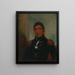 Chippewa von Big Buffalo - Henry Inman — gerahmtes Bild an der Wand