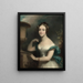 Mary Ward Betts - Henry Inman — gerahmtes Bild an der Wand