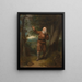 M. Hackett im Charakter von Rip Van Winkle - Henry Inman — gerahmtes Bild an der Wand