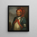 Tenskwatawa - Henry Inman — gerahmtes Bild an der Wand
