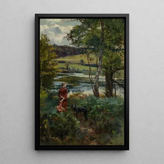 Henry John Yeend King - At waters edge.webp