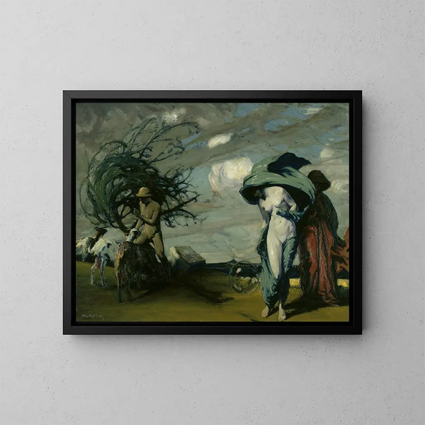 Weisheit und Schicksal - Henry Keller — gerahmtes Bild an der Wand
