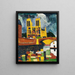 Notre Dame - Henry Lyman Saen — gerahmtes Bild an der Wand