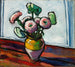 Zinnias - Henry Lyman Saen — Ansicht des Kunstwerks