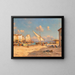 Eine Aussicht auf Martigues - Henry Malfroy — gerahmtes Bild an der Wand