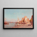 Ein Kai an der Côte d'Azur - Henry Malfroy — gerahmtes Bild an der Wand