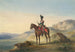 Soldat monté en terrain rocheux avec gardes au loin - Henry Martens — Ansicht des Kunstwerks