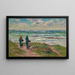 Bretonische Gemälde vor dem Meer - Henry Moret — gerahmtes Bild an der Wand