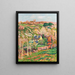 Bauernhöfe in der Bretagne - Henry Moret — gerahmtes Bild an der Wand