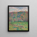 Winterlandschaft bei Pont-Aven - Henry Moret — gerahmtes Bild an der Wand
