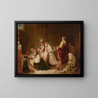 Henry Nelson ONeil - The First Meeting of Petrarch and Laura.webp