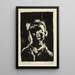 Portrait des Jungen - Henry Nielsen — gerahmtes Bild an der Wand