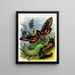 Der Schmetterlingsvivarium oder Insektenhaus Pl 3 - Henry Noel Humphreys — gerahmtes Bild an der Wand