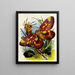 Der Schmetterlingsvivarium oder Insektenhaus Pl 7 - Henry Noel Humphreys — gerahmtes Bild an der Wand