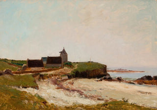 Henry Orne Ryder - The Ancient Mill by the Sea at Concarneau Brittany.webp