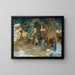 Er hat die Kranken geheilt - Henry Ossawa Tanner — gerahmtes Bild an der Wand