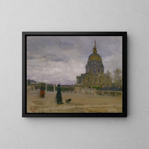 Les Invalides à Paris - Henry Ossawa Tanner — gerahmtes Bild an der Wand