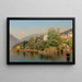 Villa Lac de Côme - Henry Pember Smith — gerahmtes Bild an der Wand