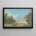 Welgelegen, Ansicht der Fassade von Welgelegen - Henry Phillip Hope — gerahmtes Bild an der Wand