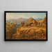 Der müde Weg - Henry Raschen — gerahmtes Bild an der Wand
