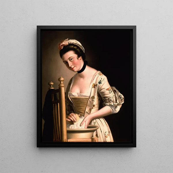 Henry Robert Morland - A Woman doing Laundry.webp