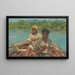 Bateliers de la rivière Noire Jamaïque - Henry Scott Tuke — gerahmtes Bild an der Wand