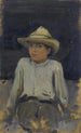 Junge mit Hut 02 - Henry Scott Tuke — Ansicht des Kunstwerks