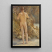 Männliches Akt-Gemälde am Meer - Henry Scott Tuke — gerahmtes Bild an der Wand