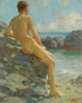 La Baigneuse - Henry Scott Tuke — Ansicht des Kunstwerks