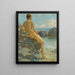 La Baigneuse - Henry Scott Tuke — gerahmtes Bild an der Wand