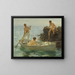 Die Bucht der Bäder - Henry Scott Tuke — gerahmtes Bild an der Wand