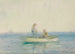 Zwei Figuren in einem Boot - Henry Scott Tuke — Ansicht des Kunstwerks