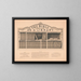 Die Bibel als Bibliothek - Henry Seibert Bro Co — gerahmtes Bild an der Wand