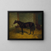 Hastings in einer Stallung - Henry Stull — gerahmtes Bild an der Wand