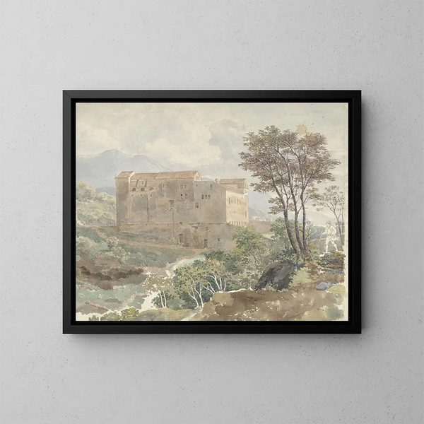 Landschaft bei Vietri - Henry Swinburne — gerahmtes Bild an der Wand