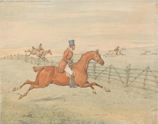 Henry Thomas Alken - Going at a Rank of Hurdles with Temper and Resolution.webp