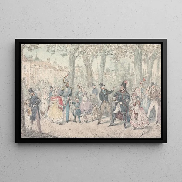 M. Jorrocks verzichtet auf die Kenntnis des Yorkshireman - Henry Thomas Alken — gerahmtes Bild an der Wand