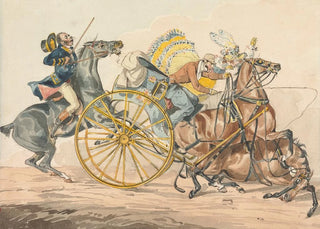 Henry Thomas Alken - Sporting Discoveries or the Miseries of Driving You Discover a New Way of Bringing Your Equipage into a Small Compass.webp