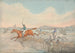 Hindernislauf, Zwei Reiter, die einen Holzzaun überwinden - Henry Thomas Alken — Ansicht des Kunstwerks