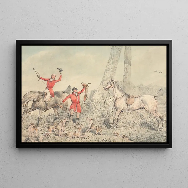 Henry Thomas Alken - The Death Huntsman Holding Fox Aloft.webp