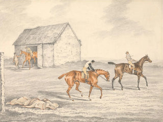 Le St Leger de Doncaster prêt à commencer - Henry Thomas Alken — Ansicht des Kunstwerks