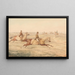 Zwei Reiter, die galoppierende Pferde reiten - Henry Thomas Alken — gerahmtes Bild an der Wand