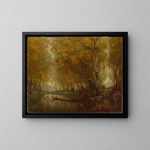 Teich von Bradbury Nr. 2 - Henry Ward Ranger — gerahmtes Bild an der Wand