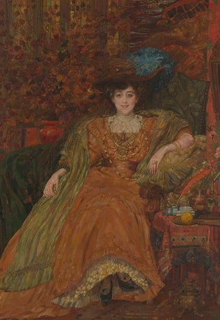 Henry de Groux - Portrait of Emma Lambotte.webp