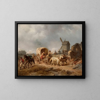 Henryk Pillati - Convoy of the wounded.webp
