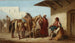 Szene orientalisch, Verkauf von Pferden - Henryk Pillati — Ansicht des Kunstwerks