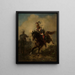 Cavalier léger en charge - Henryk Pillati — gerahmtes Bild an der Wand
