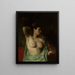 Maenad, halb nackt Frau - Henryk Pitkowski — gerahmtes Bild an der Wand