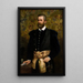 Porträt von Ludwik Wodzicki 1834-1894 Marschall des galizischen Sejm - Henryk Siemiradzki — gerahmtes Bild an der Wand